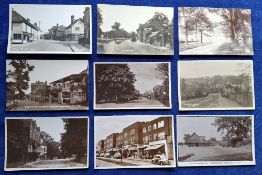 Postcards, Essex, 43 cards many better noted including RP's of Goodmayes Farm, The Stag High