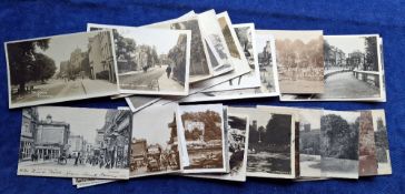 Postcards, Surrey, Richmond on Thames, 30 postcards including RP Street Scenes The Green,