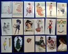 Postcards, Artists, a selection of 50 cards to include Koehler-Wien, Patella, Abeille, Volkert, Di