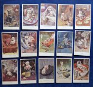 Postcards, Comic, George E Studdy, approx. 115 cards, mainly Bonzo to include police, cats, golf,