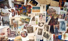 Postcards, Tuck and Sons, a collection of approx. 200 cards to include comic, art, Punch Series,