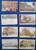 Postcards, London, mainly Hotels a few Shops, 39 cards, mostly exterior, a few interior. Many