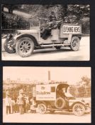 Postcards, Newspapers, 2 cards to comprise a 1904 'The Daily News' van and 'Evening News' lorry (