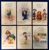 Postcards, Advertising, Flor De Dindigul Cigars, 6 cards produced for Stern & Co Johannesburg (gd,