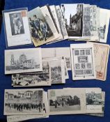 Postcards, Crete, 58 cards plus 3 Panoramic large/multiview cards, mostly Topographical, including