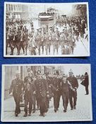 Postcards, Social History, Liverpool Strike 1911, 8 RP cards, Carbonara Published (5) #1 Convoy in