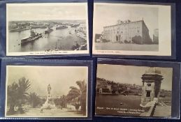 Postcards, Malta, 22 cards mainly topographical including Harbour & Port scenes, Street Scenes,