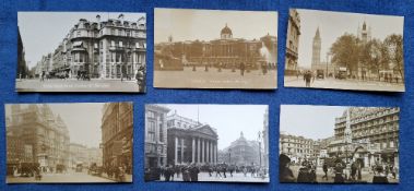 Postcards, Central London, 21 cards all RP's published by Lewis including QV Memorial, Monument,