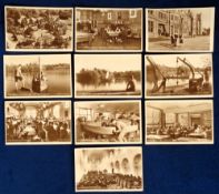 Postcards, Berkshire, Royal Merchant Navy School, Bear Wood, 10 cards showing the Geography Room,