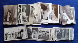 Postcards, Glamour & Beauty, 57 cards including many RP postcards of winners of Beauty Pageants &