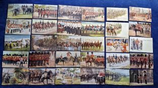 Postcards, Military, approx. 100 artist drawn cards to include Harry Payne, Ernest Ibbetson, WB