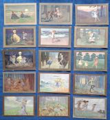 Postcards, Children, 70 cards all artist signed by S Barham various publishers from several