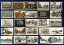 Postcards, Trams, 25 cards showing trams, trolley bus (1) horse drawn tram (1), and staff (2).