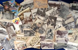 Postcards, France Approx 260 cards, majority topographical, with some more interesting ones noted,