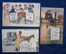 Postcards, Postcard interest, 6 cards Raphael Tuck Oilettes all 'Great Postcard Prize Competition'