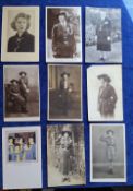 Postcards, Girl Guides, 30 cards including Princess Elizabeth (2), many RP un named portraits of