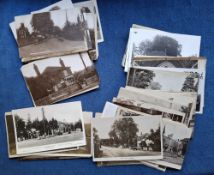 Postcards, Surrey, over 110 cards of Ottershaw, near Woking with many RP's including Church Hill (