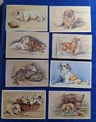 Postcards, Dogs, 25 Lucy Dawson 'Mac', Tailwagger Valentine's Series cards featuring a broad