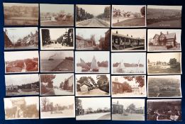 Postcards, West Riding of Yorkshire, 150+ cards showing a wide range of events, towns and villages