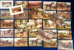 Postcards, Artist, Harry Payne, a collection of approx. 65 cards to include highwaymen, woodsmen,