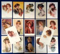 Postcards, Glamour, Philip Boileau, 18 cards to include Mothers and babies, portraits, sisters,