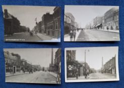 Postcards, London Suburbs, 15 cards, all RP's including Warehurst Road from Bolingbroke Hospital,