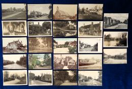 Postcards, Berkshire, 22 cards featuring Mortimer, Arborfield, Spencers Wood, Swallowfield and Beech