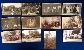 Postcards, Surrey, Woking, 12 interesting cards to comprise The Princess Christian Home (workshop