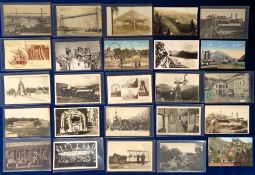 Postcards, Fairgrounds etc, a selection of 40+ cards, RPs, printed and artist drawn to include