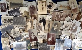 Postcards, People and Portraits, approx. 550 cards to include Military, Naval, families, groups etc.