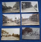 Postcards, Surrey, over 40 cards of West Byfleet including many RP's Sheerwater Ave, Fullbrook