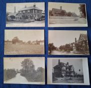 Postcards, Essex / Surrey, 48 cards mixed selection including Harrow Inn Chessington RP, Green