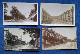 Postcards, London Suburbs, 15 cards all RP's, including Hazelberry Rd SW, Hurlingham Rd SW, Kelvedon