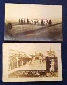 Postcards, Social History / Sporting theme, 9 cards, all RP, The Start Reading Marathon Race 1908,