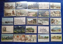 Postcards, Novelty, 50+ cards to include mechanical, hold to light, Pyke's Animated Photographs,