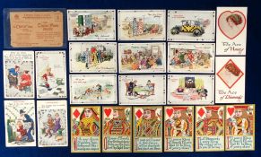 Postcards, Playing Cards and Crosswords, to comprise 6 Fortune Valentine Series, 2 Pick of the