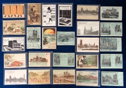 Postcards, Hold To Light cards, 50+ featuring views of London, The Lake District, Budapest,