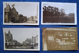 Postcards, London Suburbs, 27 cards all RP's Central and Suburbs including Mitcham Rd, Earlsfield,