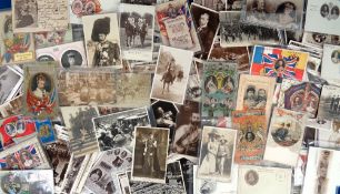 Postcards, Royalty, approx. 300 cards Queen Victoria to George V to include street scenes,