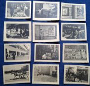 Postcard sized photographs, France, 23 x plain back printed photographic views from 1932, all