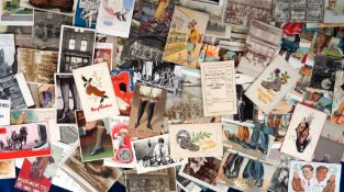 Postcards, Footwear, an outstanding collection of approx. 300 cards of shoes, boots and stockings to