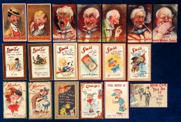 Postcards, Smile and other statement cards (19), 12 by Dwig (Clare Victor Dwiggins), 2 GE Shepheard,