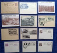 Postcards, Boer War, approx. 110 cards RPs, printed and artist drawn to include JH Debussy drawn