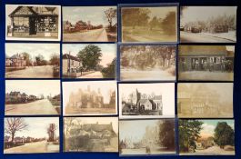 Postcards, Berkshire, 34 cards featuring Winnersh, Finchampstead, Burghfield, Warfield, Sonning,