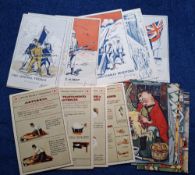 Postcards, Miscellaneous Subject cards, 27 cards, Tuck's Actualidad de Esopo (Aesop's Fables) (set 6
