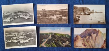 Postcards, Channel Islands Sark, 12 cards (gd)