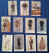 Postcards, Vanity Fair related, 35 cards, Tucks (23) including series 1546 (set of 6), 1547 (5/6)