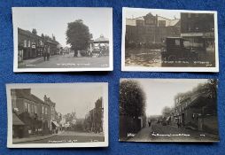 Postcards, London Suburbs, 20 cards all RP, including several Wandsworth; Bridge Rd, High St,