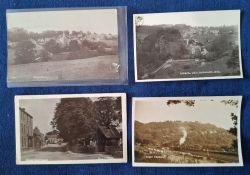 Postcards, Central / Northern England, 23 better cards including cards from Derbyshire, Yorkshire,