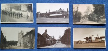 Postcards, Kent, Lydd, 13 cards including Lydd Town & Camp RP, Coronation Square RP, Wesleyan Chapel